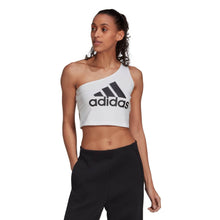 Cargar imagen en el visor de la galería, Playera Cropped ADIDAS sin mangas Future Icons Badge Of Sport para Dama (HC6373)
