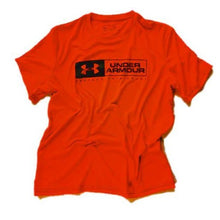 Cargar imagen en el visor de la galería, Playera Deportiva Under Armour caballero (naranja-fosfo)
