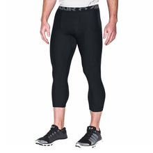 Cargar imagen en el visor de la galería, Leggings Capri Caballero Under Armour Heatgear (1289574 100) Negro
