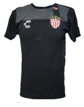 Cargar imagen en el visor de la galería, Playera Necaxa Negra Puntos Gris
