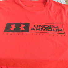 Cargar imagen en el visor de la galería, Playera Deportiva Under Armour caballero (naranja-fosfo)
